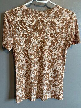 Soyaconcept sheer stretchy t-shirt Women's size M NWT